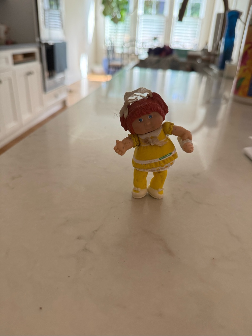 Cabbage Patch Yellow Little Doll Figure - Kids Toy